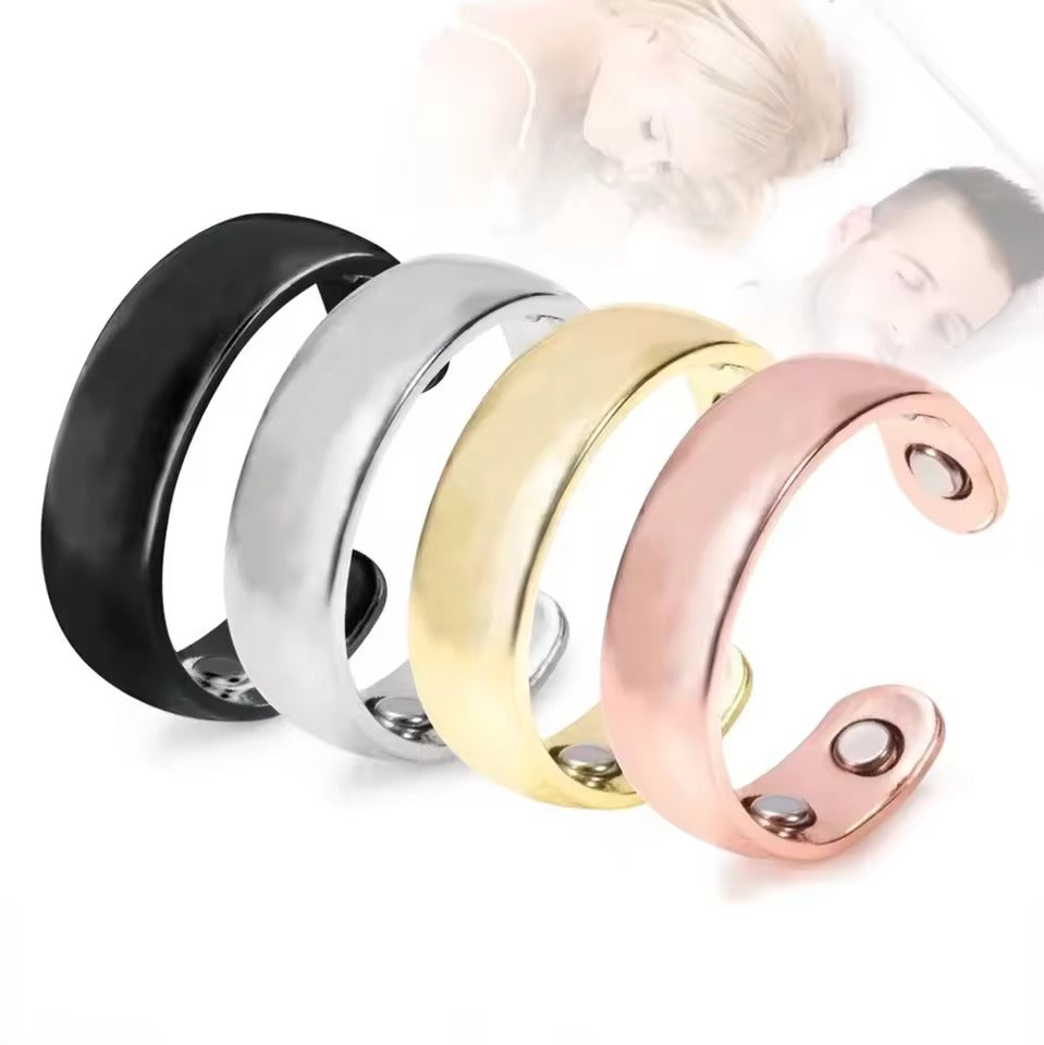 La NéoBague - Bague Anti-Ronflements Magnétique par Acupression - Aide au Sommeil pour le Ronflement