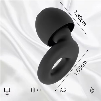 Bouchons d'oreilles à réduction de bruit 28dB - Taille adaptable et Confort optimal