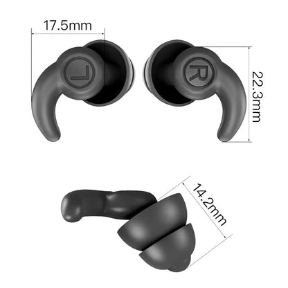 Les SleePod's Flex - Bouchons d'Oreilles à Triple réduction de bruit 27dB Haut de Gamme