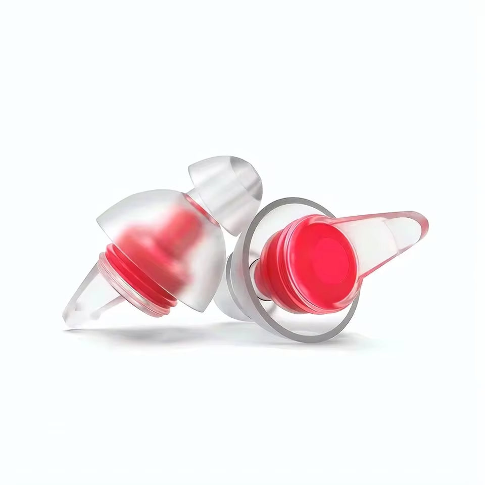 Bouchons d'oreille en silicone pour suppression du bruit 27 dB - Lavables et réutilisables - Festivals, musiciens, sommeil et natation